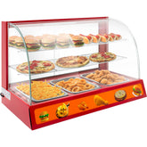 Vitrina Exhibidor Alimentos Calientes Mostrador Cristal