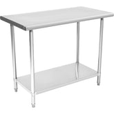 Mesa Isla Trabajo Acero Inoxidable Pasteur 110x60x90