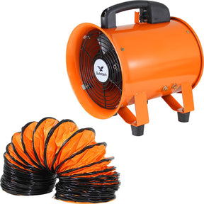Extractor Aire Industrial 8 Pulgadas Humo 1800m3/h Ducto 5m