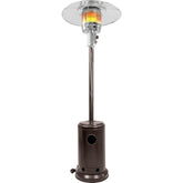 Calefactor Exterior Gas Lp Acero Inox Calenton Hongo Patio Color Café