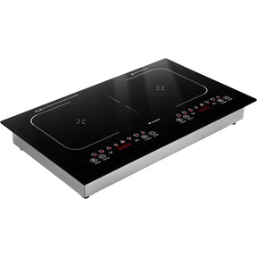 Parrilla Induccion Electrica 2 Zonas 270° 2000w Tactil