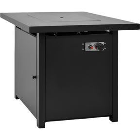 Hoguera Fogata Mesa Calentador Gas Propano 71x71 C/ Cristal