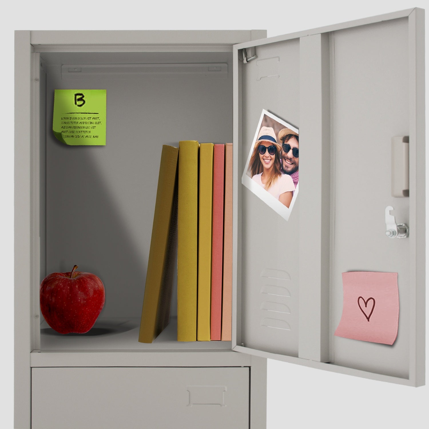 Locker Metalico 3 Puertas Casilleros Oficina Chapa 9x34x180