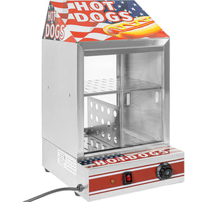 Vitrina Calentadora Vaporizadora Hot Dogs Salchichas 850w