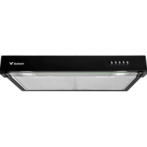 Campana Extractora Negra Cocina 60 Cm Gabinete Acero Inox