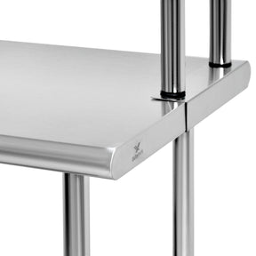 Mesa Trabajo Repisa Acero Inoxidable Ajustable 110x60x131.5