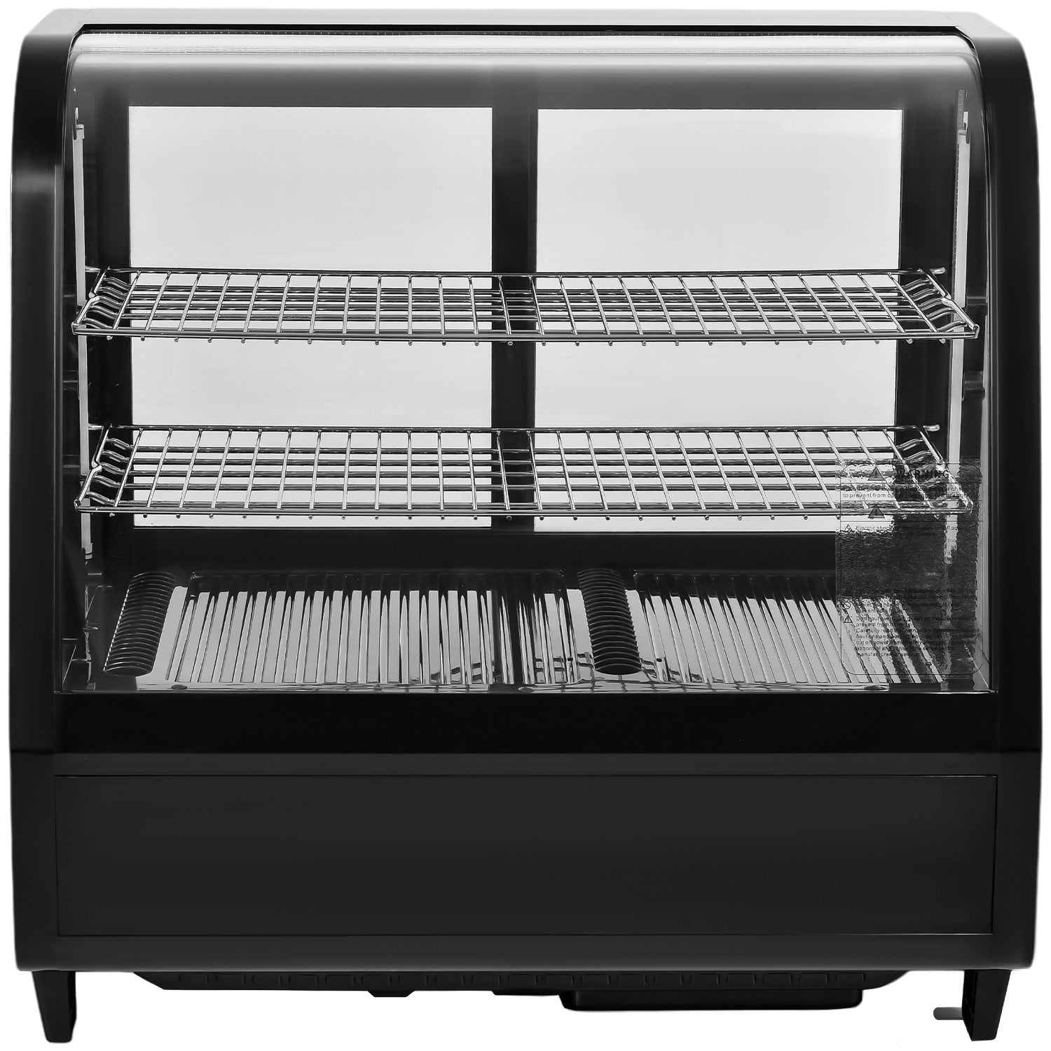 Vitrina Gutstark 110V Refrigerador Sobre Mostardor Vidrio Templado Curvo