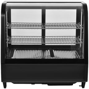 Vitrina Gutstark 110V Refrigerador Sobre Mostardor Vidrio Templado Curvo