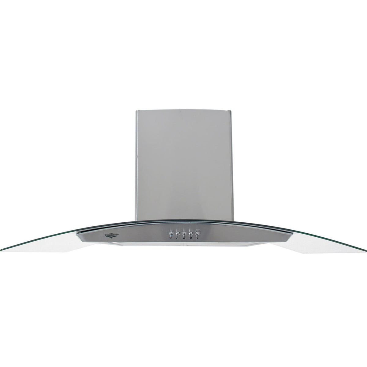 Campana Extractora Cocina 900mm Cristal Templado Acero Inox