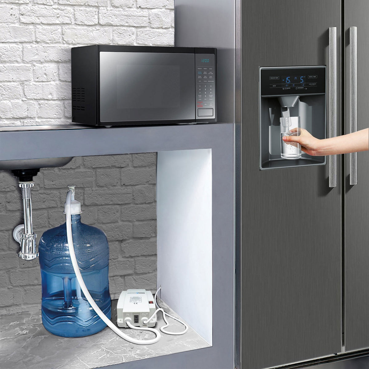 Bomba Dispensador de Agua para Refrigerador Electrico Despachadora