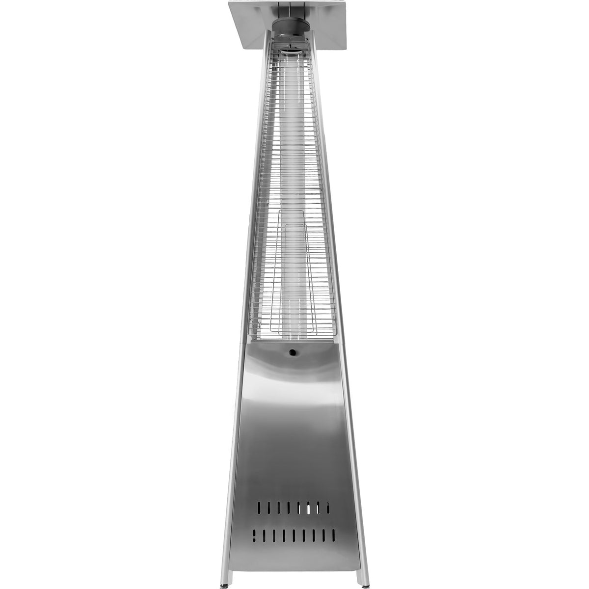 Calefactor Exterior Piramide Calenton Gas Lp Acero Inox 2.2m Color Plata