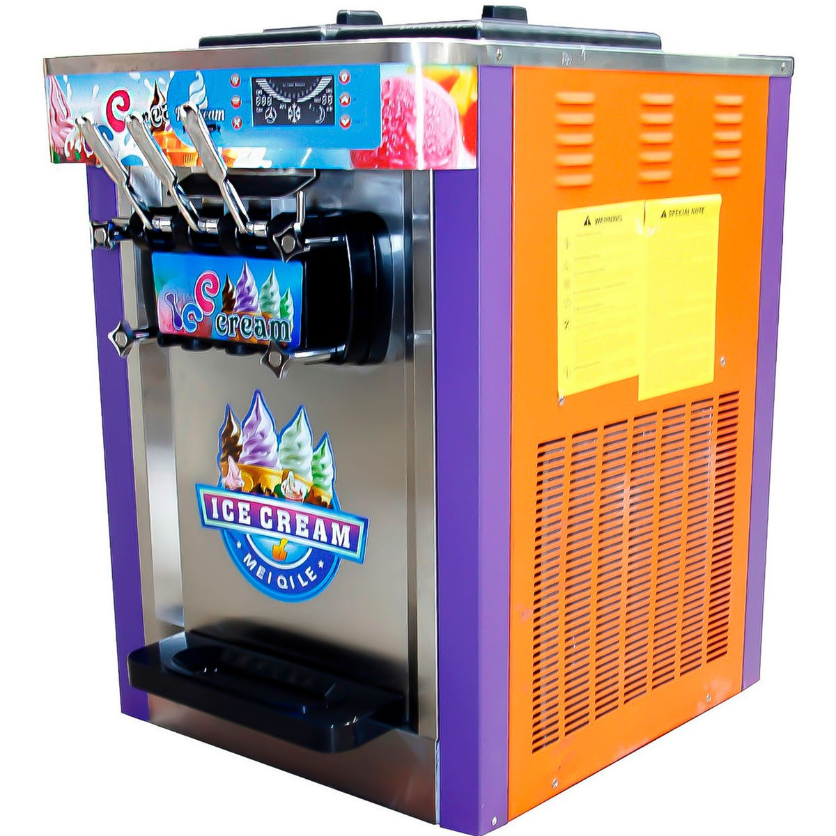 Maquina Helado Suave Nieve Comercial Helados 1800w Yoghurt