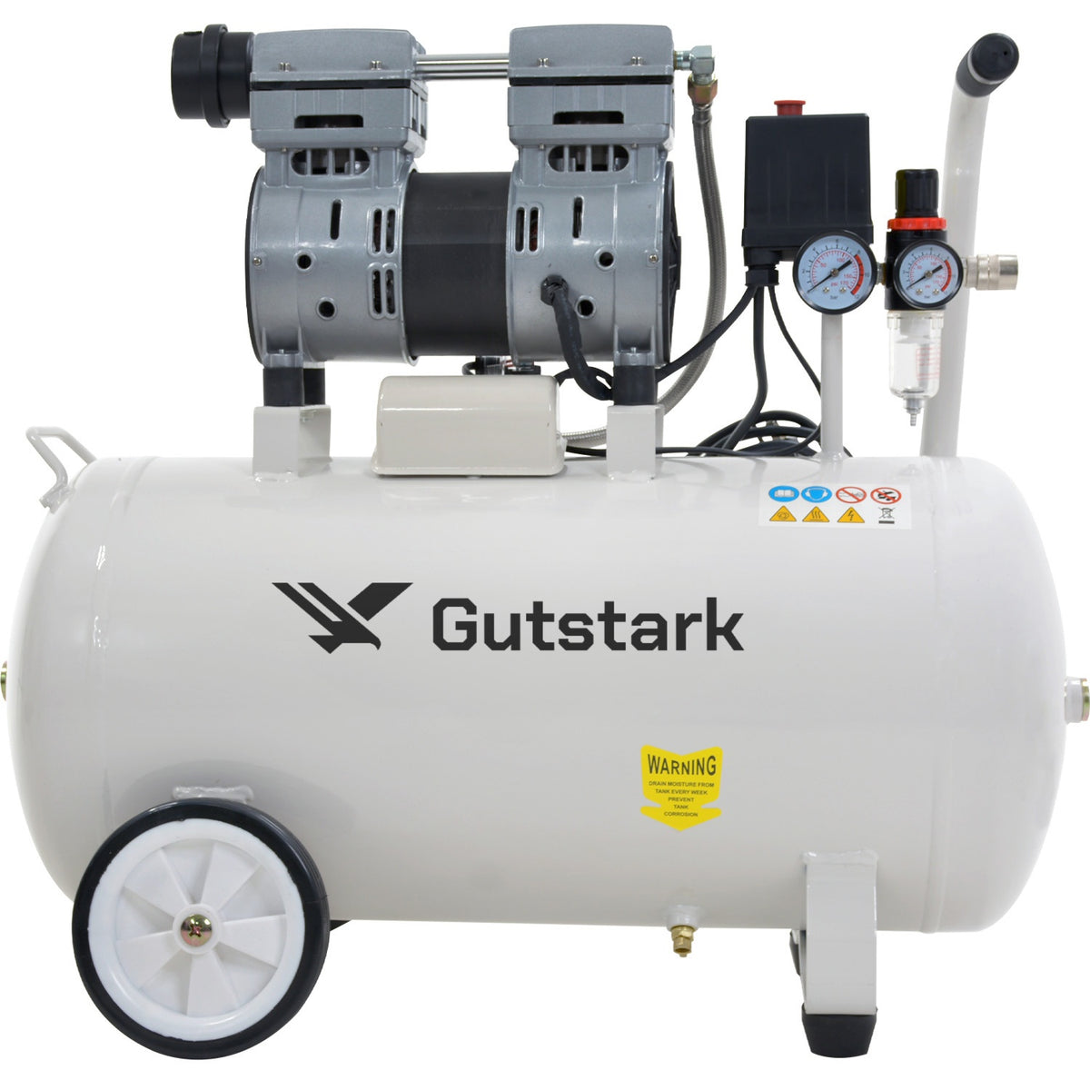 Compresor Aire Electrico Tanque Portatil 50 L 127v 750w 1hp