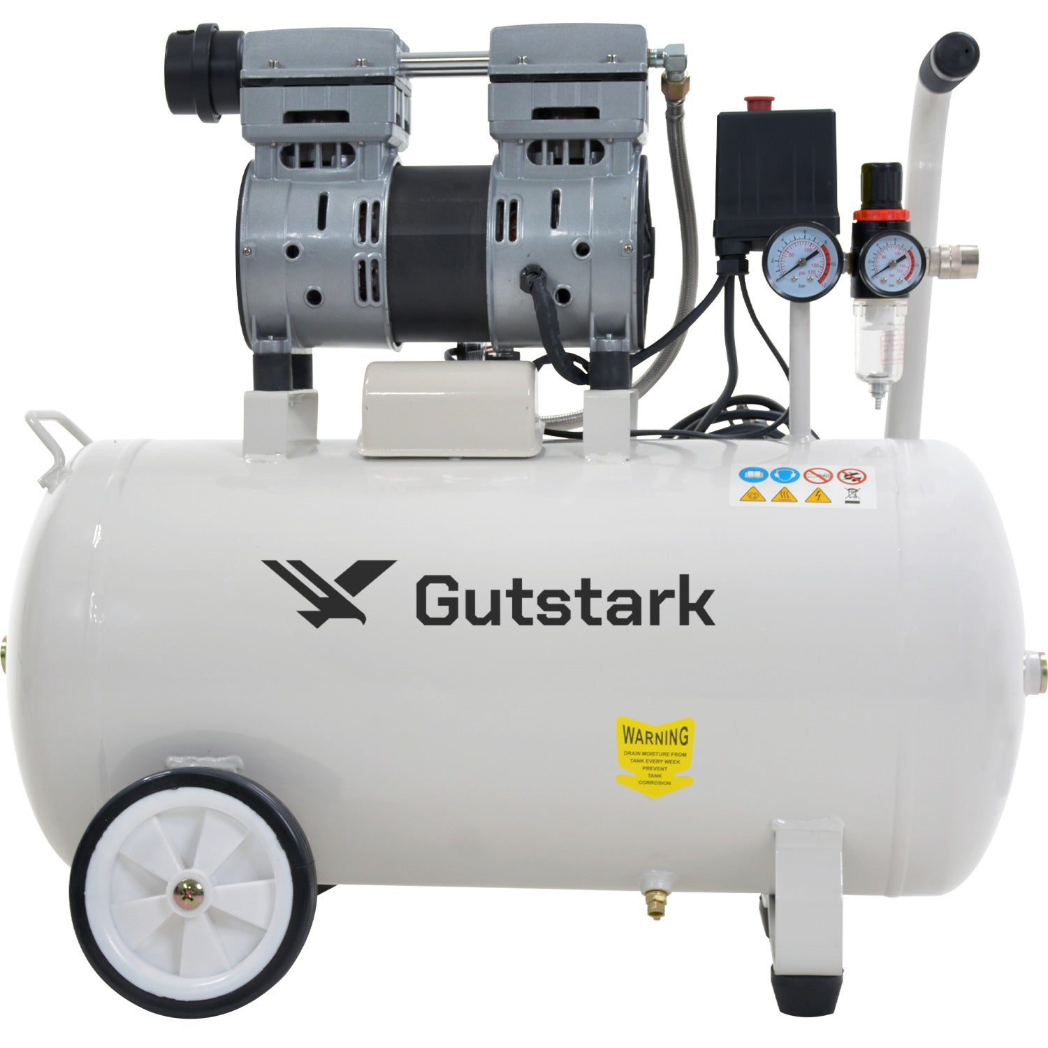 Compresor Aire Electrico Tanque Portatil 50 L 127v 750w 1hp