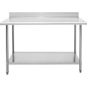Mesa Trabajo Pared Acero Inoxidable Ajustable 150x60 Cm