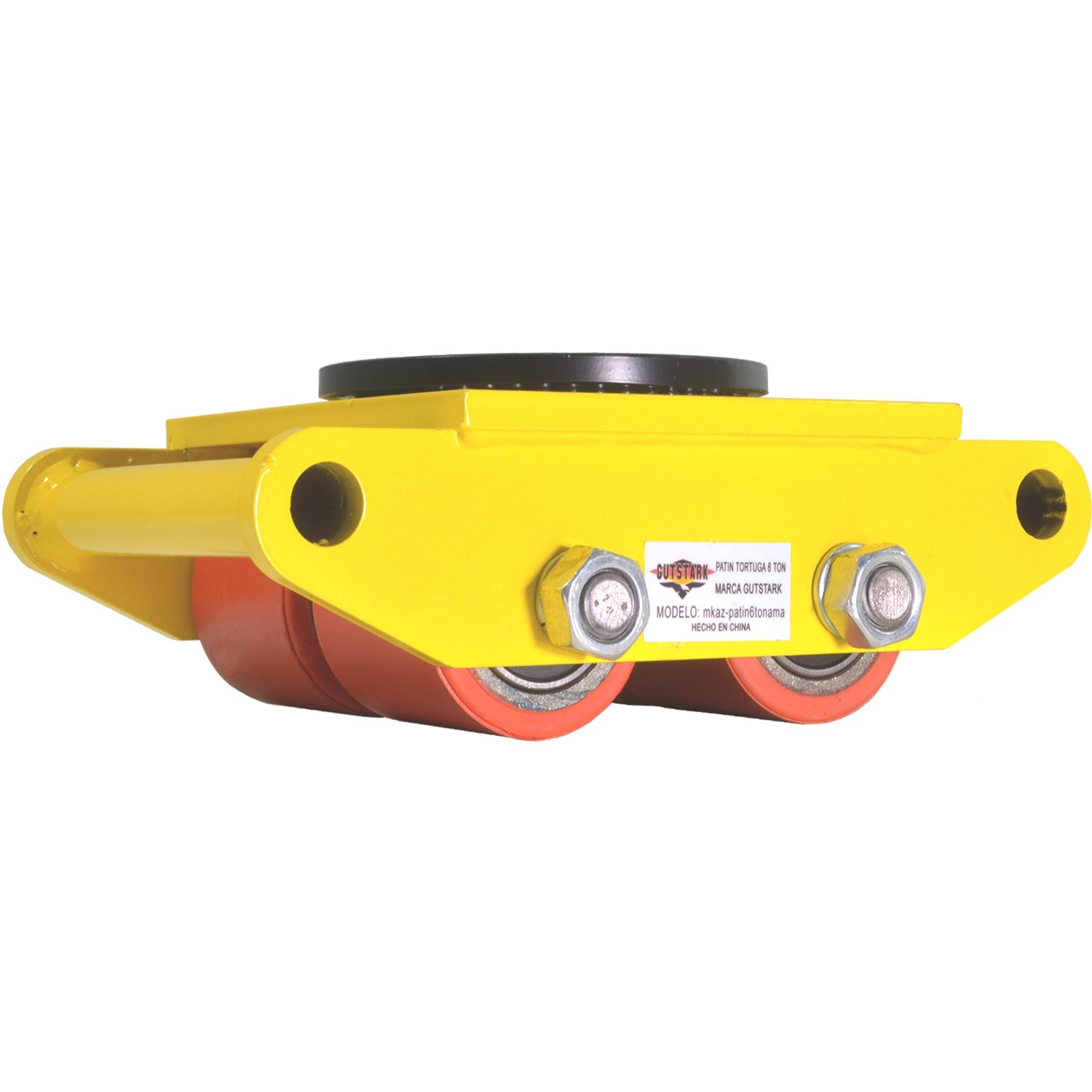 Patin Tortuga  6 Toneladas 4 Ruedas Para Mover Carga Pesada Gira 360