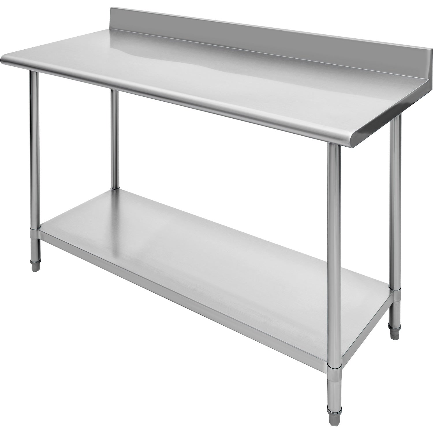 Mesa Trabajo Pared Acero Inoxidable Ajustable 150x60 Cm