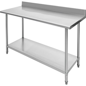 Mesa Trabajo Pared Acero Inoxidable Ajustable 150x60 Cm