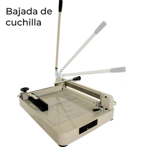 Guillotina Cortadora Industrial A3 450 Hojas Uso Rudo 17' Color Beige