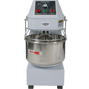 Amasadora Industrial de 20 litros con Tazon de Acero Inoxidable