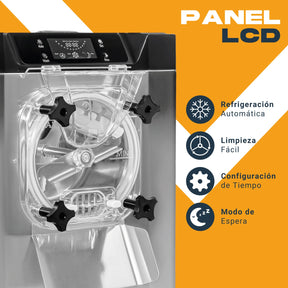 Maquina Helado Nieve Duro Industrial 15l Sobre Mesa 1400w