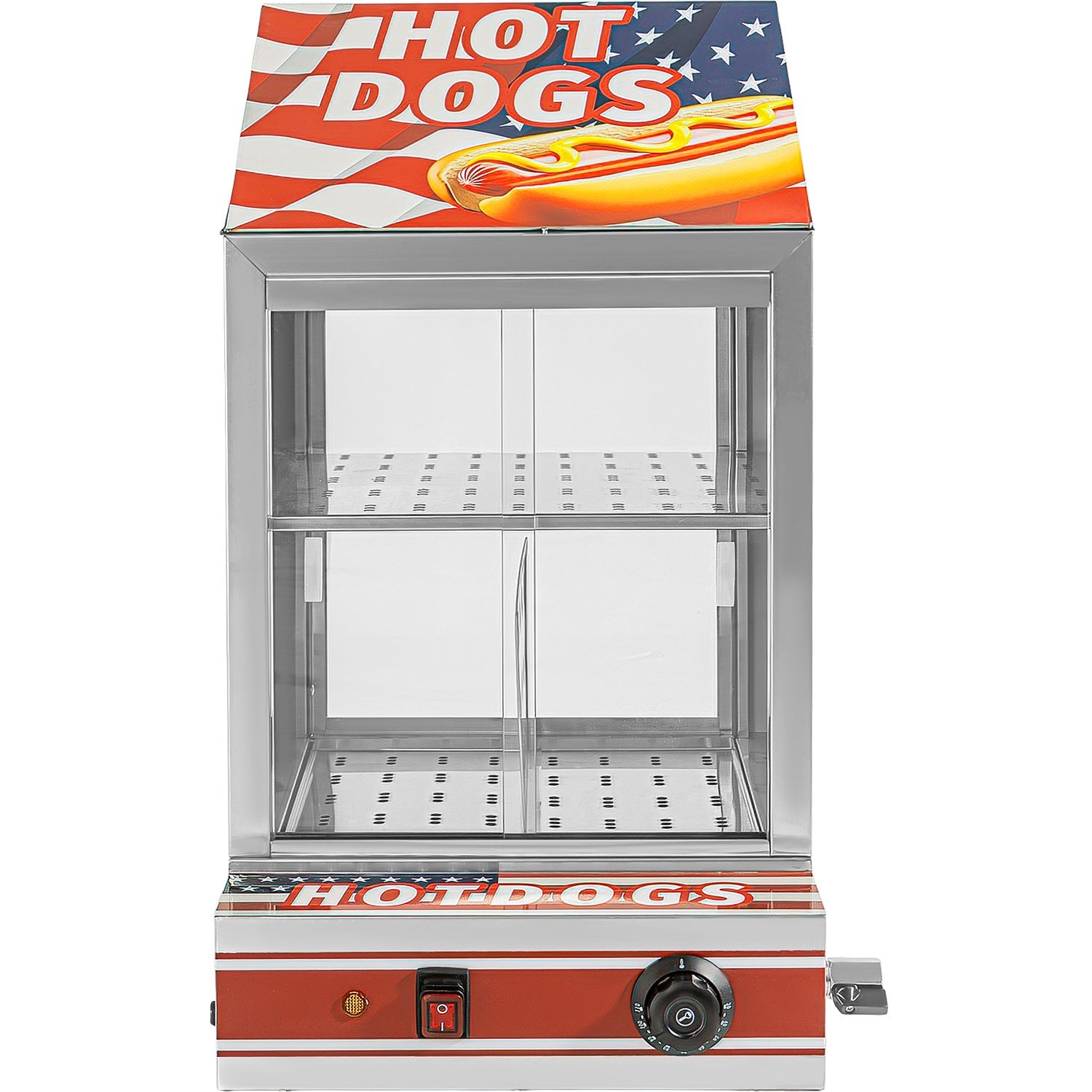 Vitrina Calentadora Vaporizadora Hot Dogs Salchichas 850w