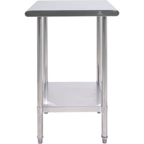 Mesa Isla Trabajo Acero Inoxidable Pasteur 60x60x90
