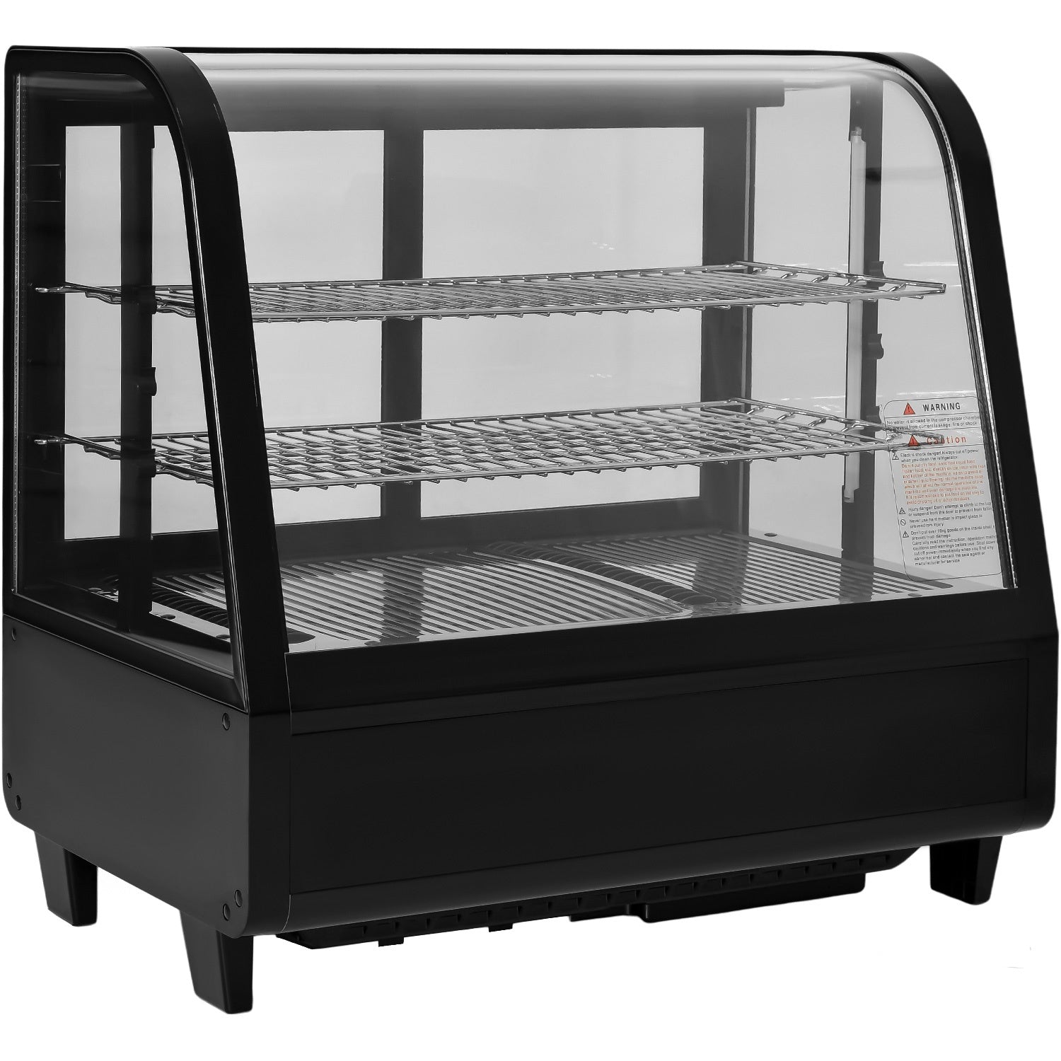 Vitrina Gutstark 110V Refrigerador Sobre Mostardor Vidrio Templado Curvo