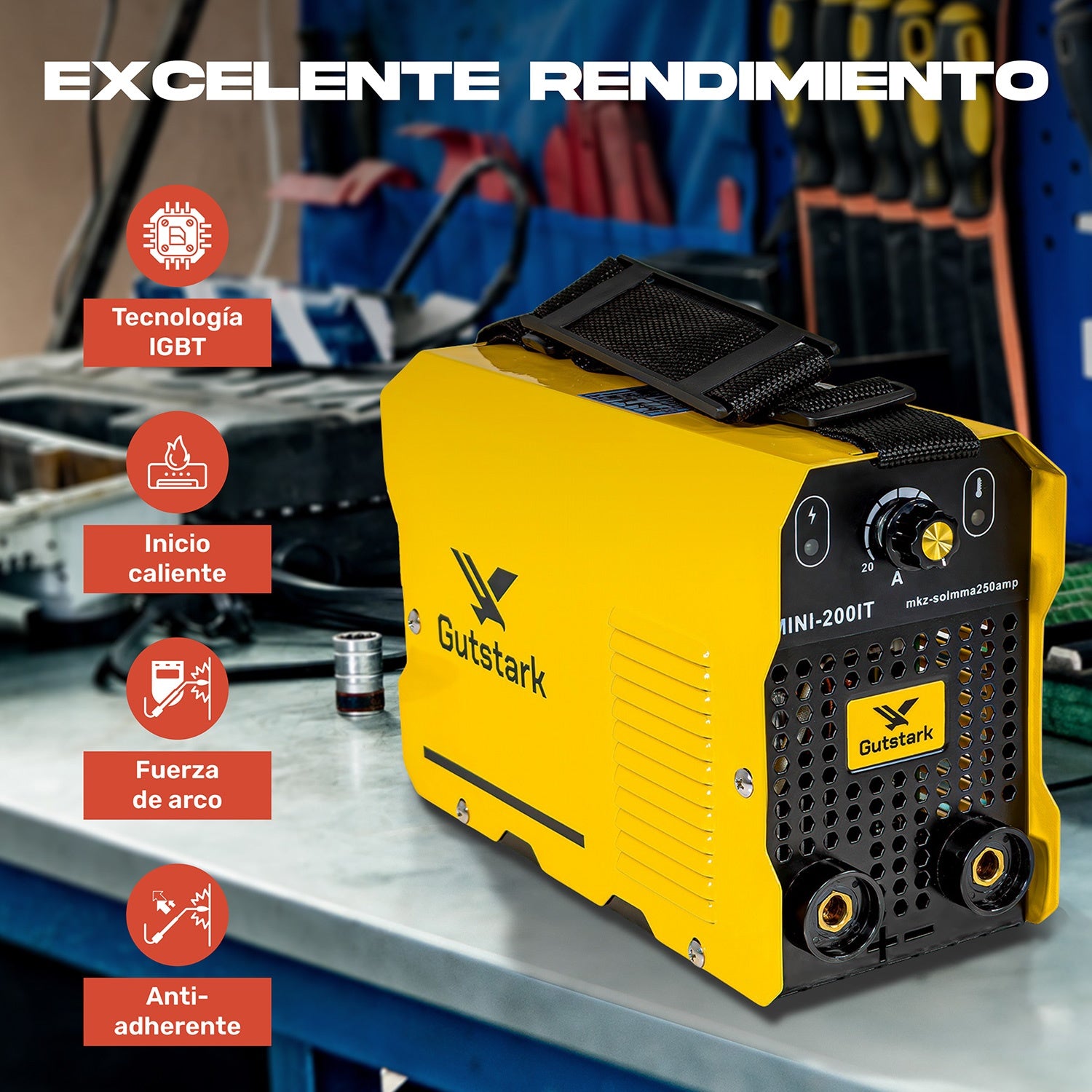 Soldadora 250amp Inverter Igbt 110v Industrial Profesional