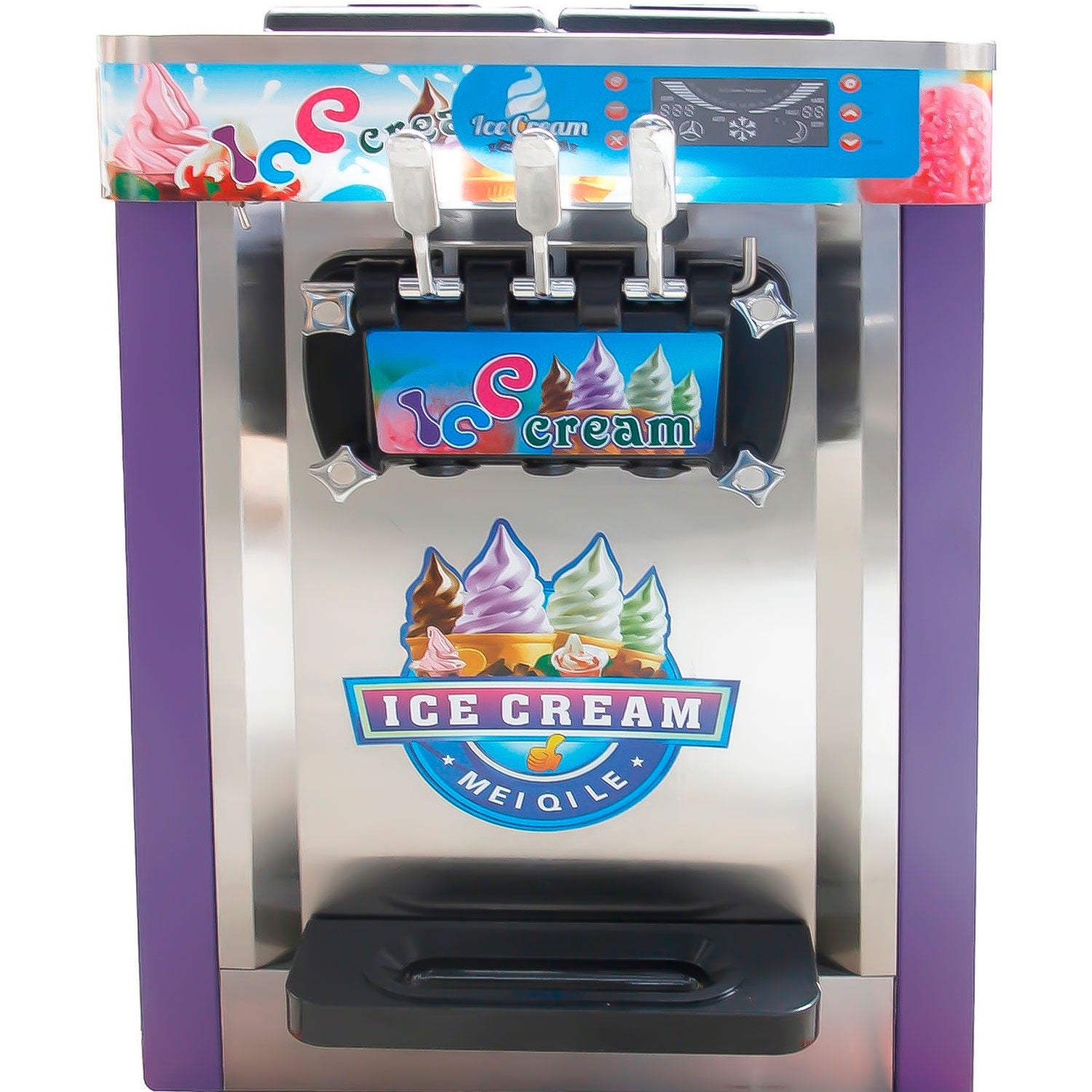 Maquina Helado Suave Nieve Comercial Helados 1800w Yoghurt