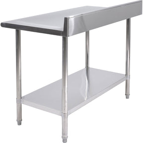 Mesa Isla Trabajo Acero Inoxidable Pasteur 110x60x105