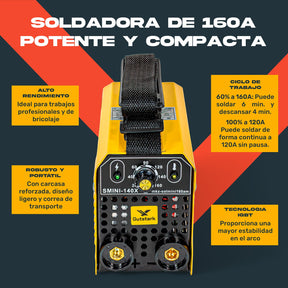Soldadora 160amp Inverter Igbt 110v Profesional