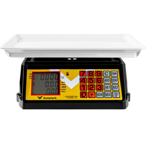 Bascula Comercial Digital 40 Kg Portatil Bateria 30x27x13cm