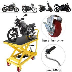 Mesa Elevadora Automotriz Hidraulica 1/2 Ton Antiderrapante