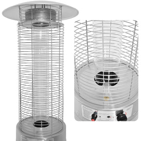 Calefactor Patio Exterior Calenton Torre Gas Lp 1.8m
