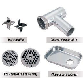 Molino Para Carne 12 1 Hp Moledora 800w Carniceria Uso Rudo