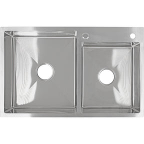 Fregadero Tarja Acero Inox 2 Tinas Anti-ruido + Escurridor
