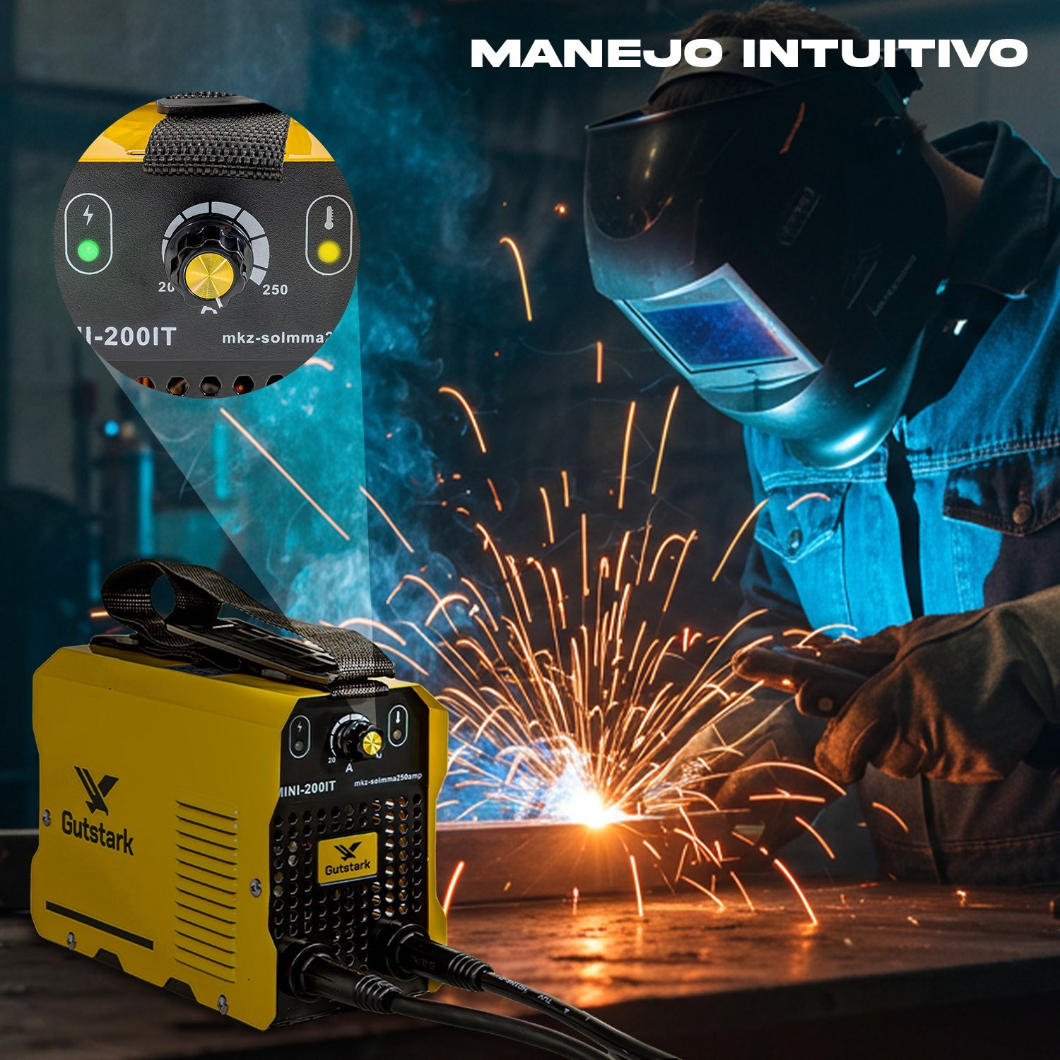 Soldadora 250amp Inverter Igbt 110v Industrial Profesional