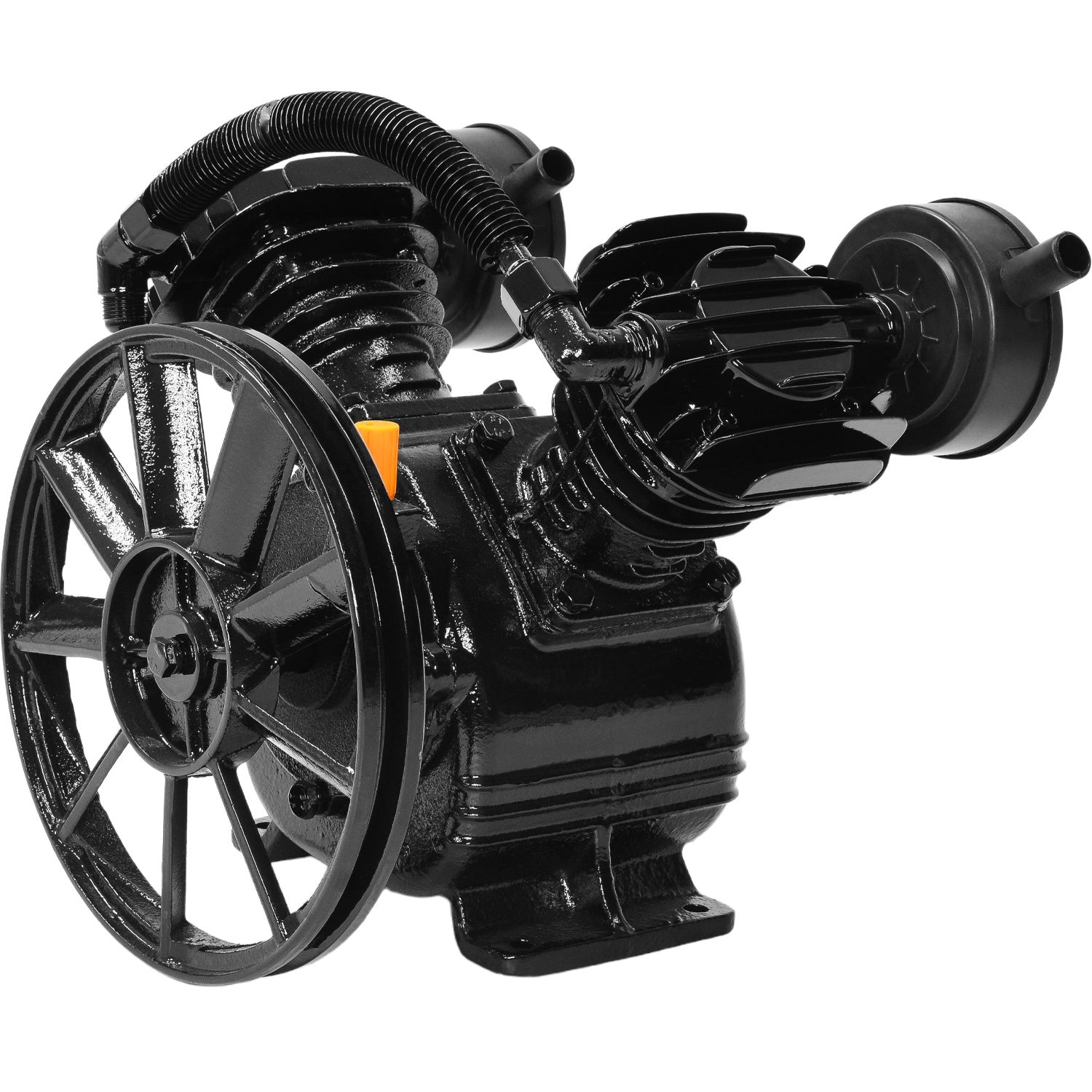 Cabezal Para Compresor 3hp 2 Cilindros En W 115 Psi 1050 Rpm