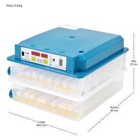Incubadora Automatica 120 Huevos Aves Pollos + Ovoscopio