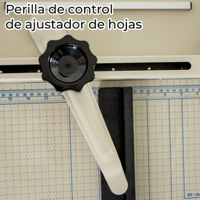 Guillotina Cortadora Industrial A3 450 Hojas Uso Rudo 17' Color Beige