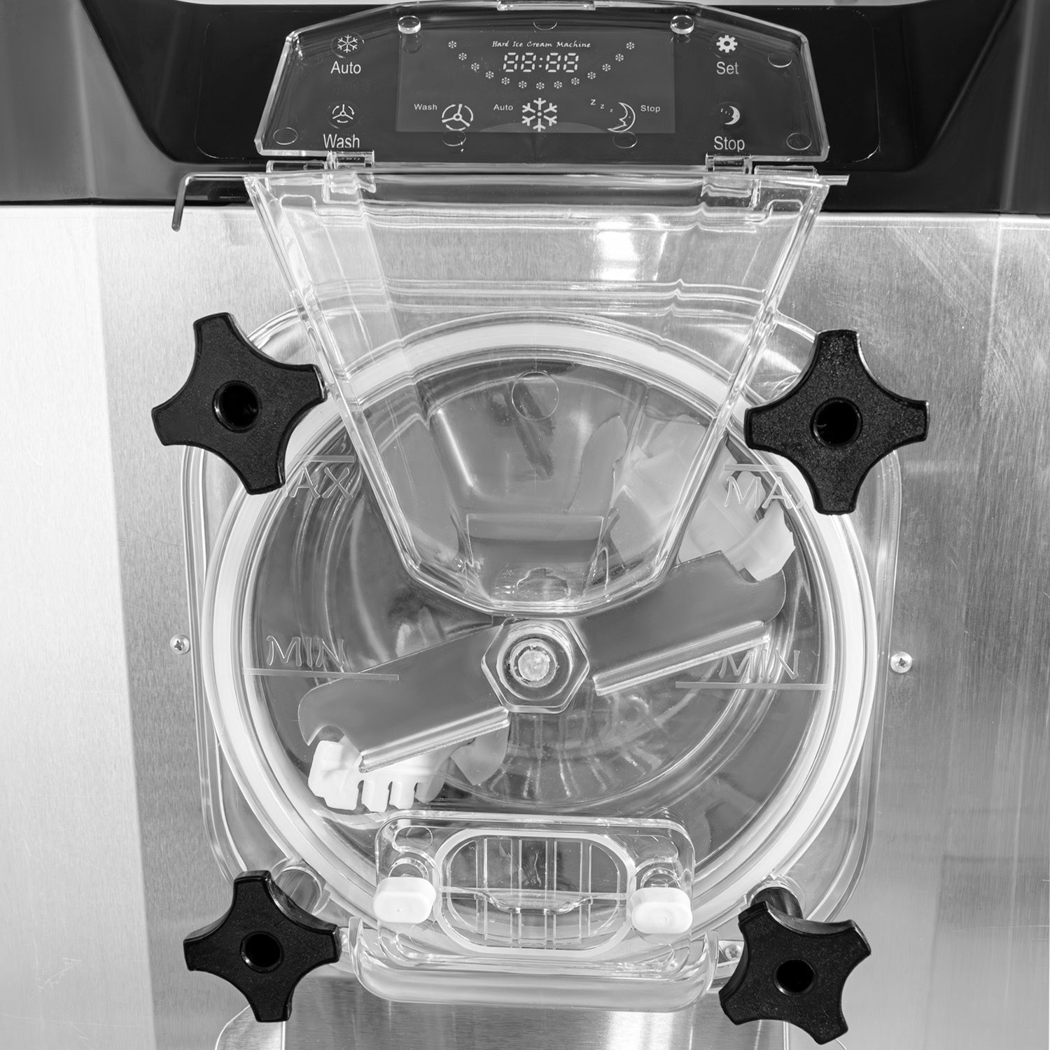 Maquina Helado Nieve Duro Industrial 15l Sobre Mesa 1400w