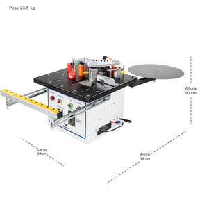 Enchapadora De Cantos Automático Corte Recto Curvo