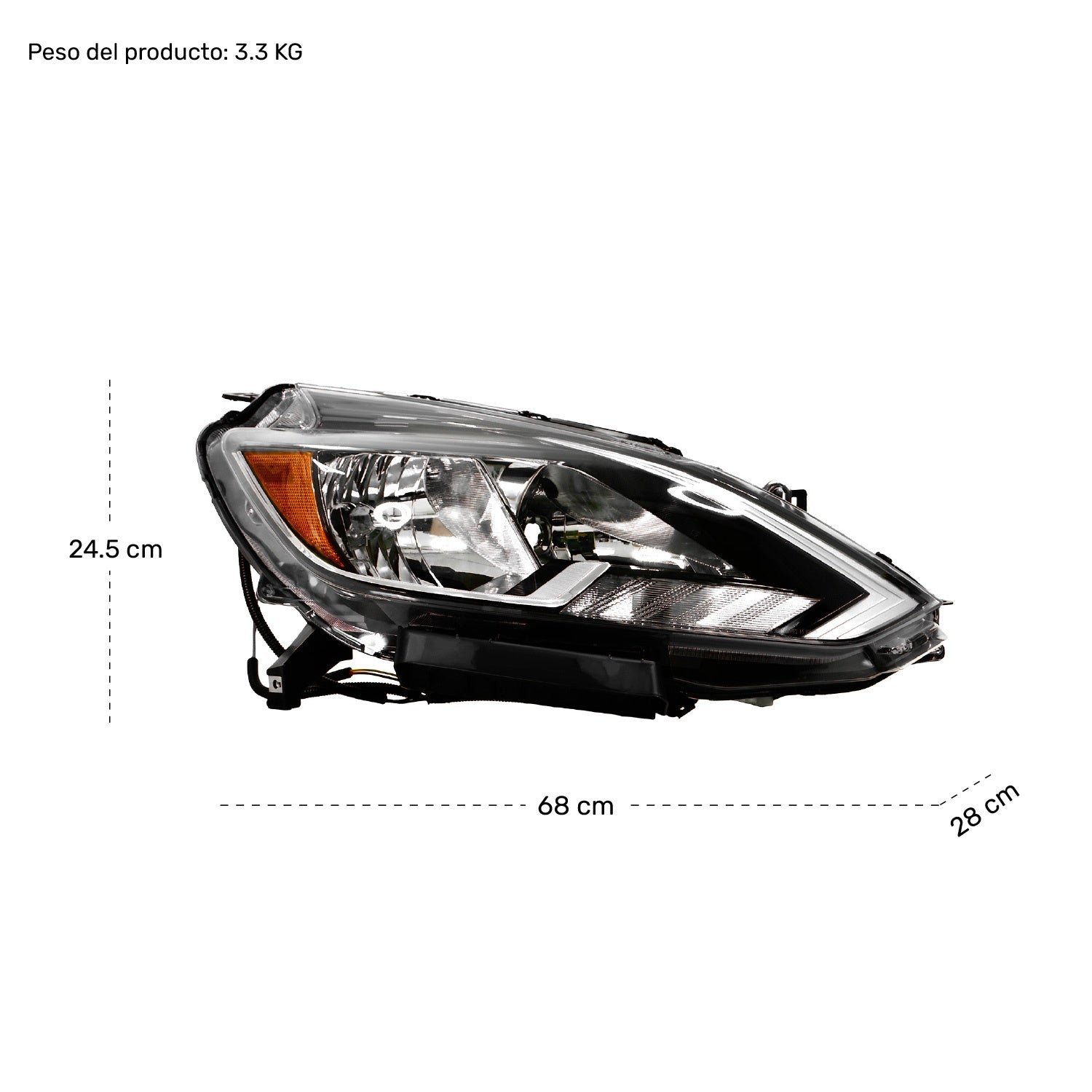 Faro Sentra Derecho Universal Modelo 2017 2018 2019 2020