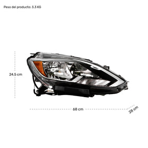 Faro Sentra Derecho Universal Modelo 2017 2018 2019 2020
