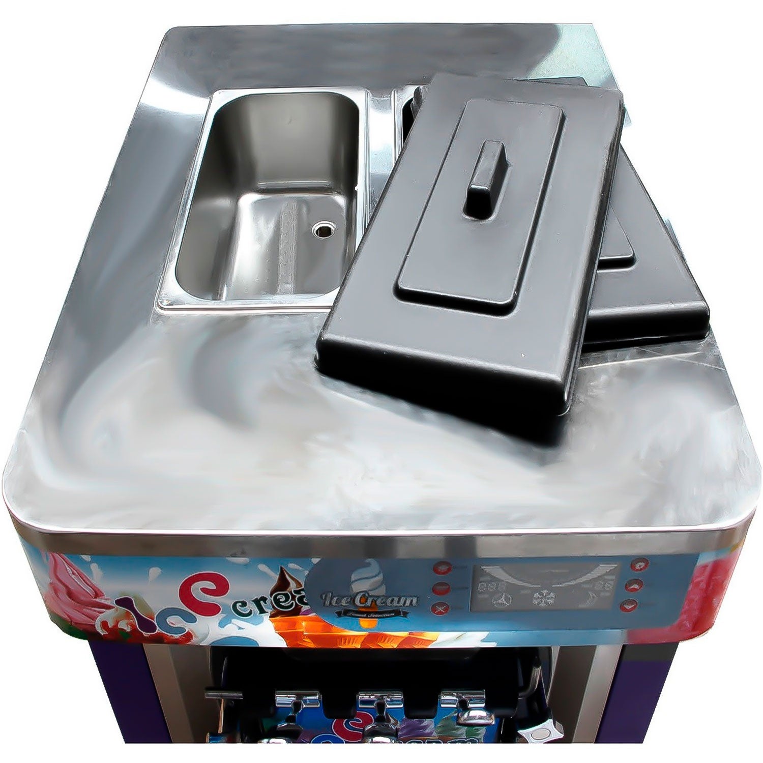 Maquina Helado Suave Nieve Comercial Helados 1800w Yoghurt