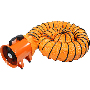 Extractor Aire Industrial 8 Pulgadas Humo 1800m3/h Ducto 5m