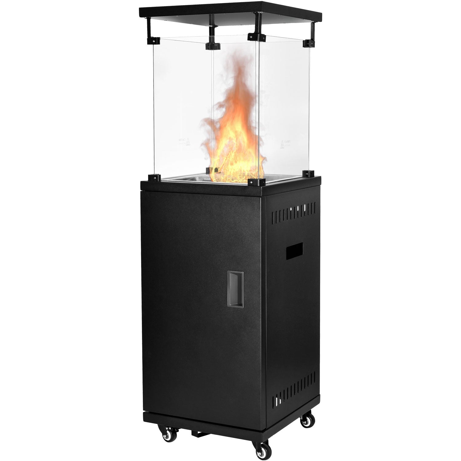 Hogera Fogata Torre Calentador Con Cristal Gas Propano