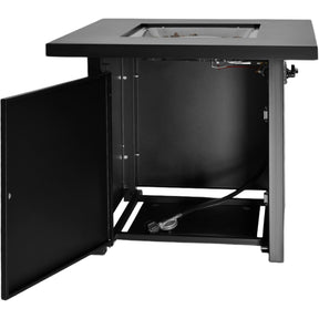Hoguera Fogata Mesa Calentador Gas Propano 71x71 C/ Cristal