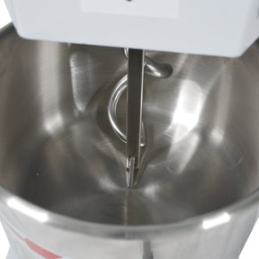 Amasadora Industrial de 20 litros con Tazon de Acero Inoxidable